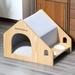 Tucker Murphy Pet™ Elanni Solid Wood Dog House in Gray | 16.53 H x 21.65 W x 15.74 D in | Wayfair E1DB406C3A364E62A0F2DF9867EDA593