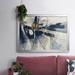 Wrought Studio™ The Weaver-Framed Gallery Wrapped Canvas_UBRM177 Canvas in Blue/Gray/Green | 18 H x 26 W x 1.5 D in | Wayfair