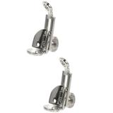 2 Pieces Soveriegn Silver Colodial Clarinet Finger Rest Musical Instruments Oboe Thumb Woodwind Accessories Zinc Alloy