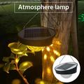 Pcapzz Solar Pathway Light Outdoor Solar Fence Light Waterproof Solar Garden Light Landscape Lamp Solar Stake Light/Wall Light/Hanging Light