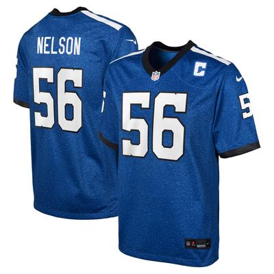 Indianapolis Colts Nike Game Indiana Nights Ausweichtrikot - königsBlau - Quenton Nelson - Jugendliche Image