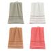 SHENGXINY Bath Towel Set Of 4 Clearance Towels Cotton Quick Drying And Lightweight Perfect For Travel Camping Gym And Beach Hotel Towel For Commercial And Home Use Lightweight White+Pink+Green+Khaki