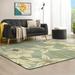 Anyway.go Area Rug Non Slip Absorbent Comfort Soft Floor Carpet Yoga Mat for Indoor Outdoor Entryway Living Room Bedroom Home Decor 60 x 39inch Ikat Floral