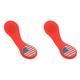 Caps for Men Ornament 2 PCS Golf Souvenir Portable Marker Silicone Clip Accessories Removable (Orange + Colorful Flower) Decorations Red Man