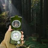 Gnobogi Camping Accessories Outdoor Multifunctional Compass Portable High-precision Compass Luminous Compass Suitable For Travel Outdoor Camping Outdoor Adventure Alloy Material Clearance