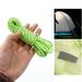 Gnobogi Camping Accessories Hiking Supplies 5M Reflective Guyline Tent Rope Guy Line Camping Cord Paracord in the Dark Clearance