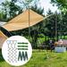 DYTTDG New Spring Savings Outdoor Tent Garden Tree Windproof 3 Piece Set Ground Peg Holder Nylon Strap Tent Rope Up to 35% off