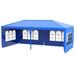 Imerelez 9.6 x 19.1 Gazebo Canopy Party Tent Blue