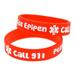 4 Pcs Food Bracelets Medical Alert Wristband Girls Bracelet PVC Bracelet First Aid Child