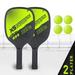 Pickleball Rackets/Paddle Set with 2 Rackets and 4 Pickleballs Balls Pickleball Sports Accessory