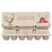 Printed Egg Cartons Red/Brown Design - 100 units