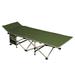 Portable Outfitter Military Camping Cot Camping Bed w/a Side Storage Bag for Adultsï¼ŒWorking Office Resting Poolside Beauty Salons Reflexology Offices and Hospital Accompanying Use