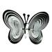 Metal 3D Butterfly Wind Spinner Hanging Wind Chime Outdoor Home Garden Decor