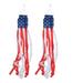 2 Pcs Ornament Outdoor Decor Outdoor Flag Stars Stripes Wind Socks American Flag Hair Dryer Windsock Polyester