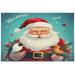 Wellsay Cute Santa Claus Puzzles for Adults 1000 Pieces Adults and Kids Ntellectual Decompression Jigsaw Game for Christmas Holiday Toy Birthday Gift