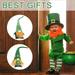 Home Decor!Fragarn 2PC St.Patrick s Day Green Hat Doll Faceless Elderly Irish Festival Ornaments