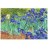 FREEAMG Puzzle 1000 Pieces - Van Gogh Iris Wooden Jigsaw Puzzles for Family Games - Suitable for Teenagers and Adults
