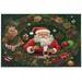 Wellsay Cute Santa Claus Puzzles for Adults 1000 Pieces Adults and Kids Ntellectual Decompression Jigsaw Game for Christmas Holiday Toy Birthday Gift