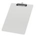 Hidove Acrylic Clipboard White Leather Pattern Standard A4 Letter Size Clipboards with Silver Low Profile Clip Art Decorative Clipboard 12 x 8 inches