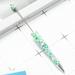 Feildoo 10pcs Ballpoint Pen Twist Wire Smooth Writing Stationery DIY Beadable Pen Writing Supplies for Children Printed 26 Flower G Y02K8Y8G
