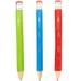Wooden Oversized Pencil 3 Pcs Party Gifts Portable Kids Pencils Giant Stationery Student Child