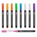 maxtek Neon Dry Erase Markers Fine Tip Liquid Chalk Markers for Chalkboard LED Note Board Acrylic First Day of School Board Glass Windows 1mm Fine Point Assorted Colors 9 Count