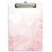 Hongri Plastic Clipboard Standard A4 Letter Size Clip Board for Students Teacher Kids Low Profile Clip Decorative Clipboards Cute Clip Boards Custom Pattern School SuppliesÃ¯Â¼Å’Dream Pink