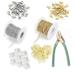 Combo of Silver and Golden Sitara Link Necklace Metal Chain for Jewelry Making DIY Materials Findings 10 Mtr Each with Side Cutter Plier & 20 Lobster and Free Jump Ring