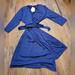 Lularoe Dresses | Lularoe Michelle Wrap Dress In Royal Blue Solid | Color: Blue | Size: Various