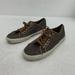 Michael Kors Shoes | Michael Kors Brown Faux Leather Women's Sneaker - Size 7 | Color: Brown | Size: 7