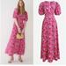 J. Crew Dresses | J Crew Pink Floral Maxi | Color: Pink | Size: 4