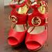 Michael Kors Shoes | Michael Kors Mackenzie Heel 7 | Color: Red | Size: 7