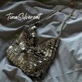 Zara Bags | Blogger's Fave! Zara Beaded Shoulder Bag Silver Nwt | Color: Silver | Size: Os