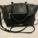 Coach Bags | Coach Elise Black Pebbled Leather Crossbody Satchel Bag | Color: Black | Size: Os