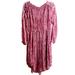 Free People Dresses | Free People Open Water Charlotte Midi Dress, Rose Gold, Size Large | Color: Orange/Pink | Size: L
