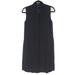 J. Crew Dresses | J.Crew Sleeveless Silk Button Front Collared Shirt Dress Black Xxs | Color: Black | Size: Xxs