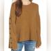Madewell Sweaters | Madewell Button Sleeve Pullover Sweater Women's Size S | Color: Brown/Gold | Size: S