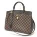 Louis Vuitton Bags | Louis Vuitton Rivoli Mm 2way Shoulder Bag Handbag Canvas Damier Ebene Brown | Color: Black/Brown | Size: Os