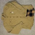 Carhartt Jackets & Coats | Carhartt 105419 B33 Rugged Flex Relaxed Fit Canvas Fleece-Lined Shirt Jacket | Color: Black/Brown | Size: Lt