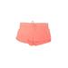 Lands' End Athletic Shorts: Pink Solid Activewear - Women's Size 12 Petite