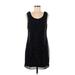 Badgley Mischka Casual Dress - Party Scoop Neck Sleeveless: Black Print Dresses - Women's Size Medium