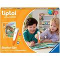 Ravensburger - Tiptoi - Starter Set - Reader + Book 'Je découvures les dinosaures' - Electronic Educational Game without Screen - For Ages 4 and Above - French Version - 00175