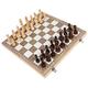 ERINGOGO Folding Board 3 Sets Chess Board Game European International Travel Size Kit Travel Toys for Kids Peg Game Kids Travel Toys Kid Wood Child Puzzle International Game