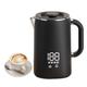 1.7L Electric Kettle with 4 Temperature Settings BPA Free Dry Boil Protection Black Kettle 1500W Fast Boiling Water Heater for Tea, Coffee, and Milk