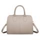 Over Earth Genuine Leather Satchel Handbags for Women Soft Leather Top Handle Satchel Bags Casual Crossbody Purses, Grey, Medium