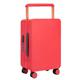 Suwequest Fashion Rolling Luggage Universal Wheel Travel Suitcase Lightweight Luxury Carrier Boarding Trolley Case Red 20"