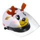 BESPORTBLE 2 Sets Children's Helmet Touring Helmet Protective Helmets Para Bicicletas Uv Sun Hat Children Helmet Baby Headguard Motorcycle Helmet Kid Helmet Cartoon Abs Material White