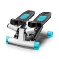 Stepper, Multifunctional Twist Stepper, Hydraulic Stepper, with LCD Display, Suitable for Home and Gym (Blue)