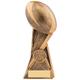 9.5" Gold Storm Rugby Ball Trophy - Including Free Engraving