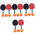 BESPORTBLE 4 Sets Table Tennis Racket Set Bats with Balls Outdoor Accessories Kids Gift Table Tennis Sturdy Paddles Lightweight Table Tennis Rackets Toys Double Sided Child Wood Play Board